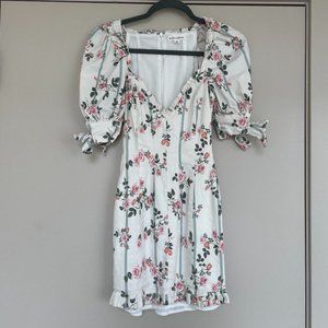 LIKE NEW For Love & Lemons Rose Stripe Mini Dress
